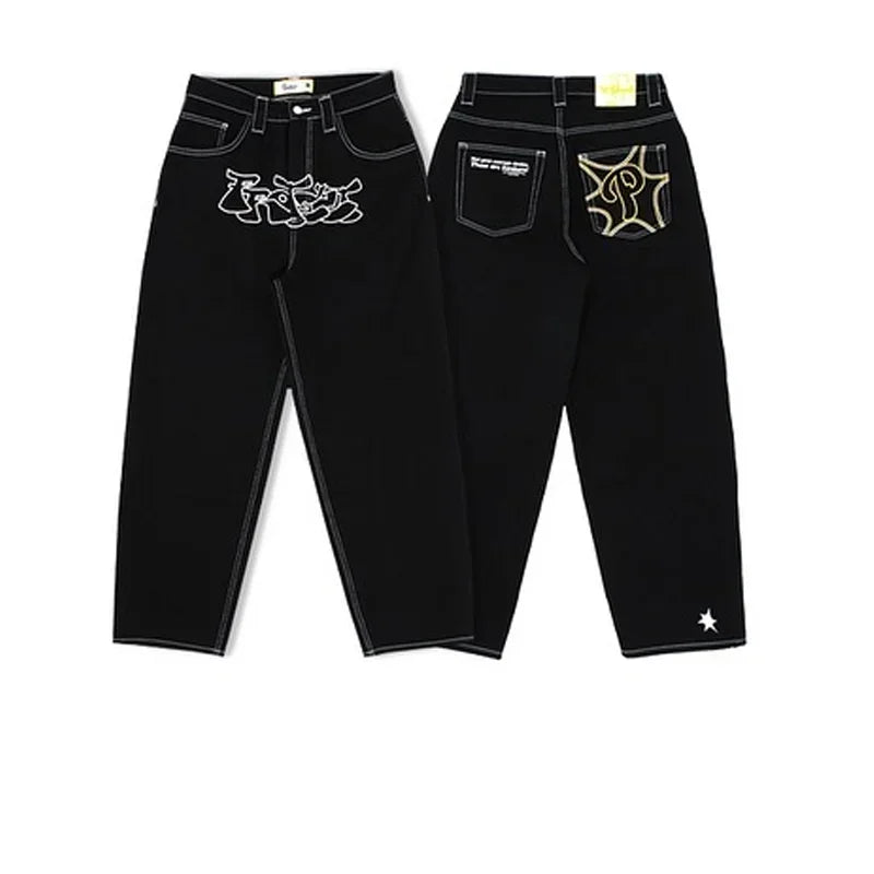 Y2K New Vintage Style Flare Jeans Women Low Waist Stretch Denim Pants With Contrast Waistband Casual Streetwear Trousers